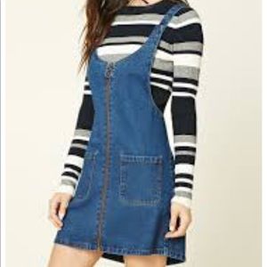 NWT Overall Jean dress